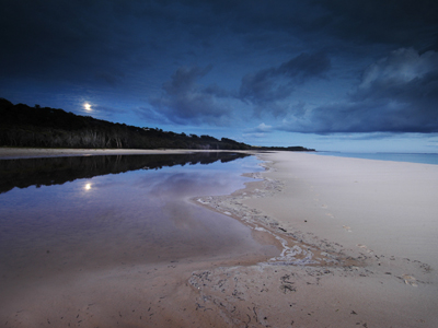 North Stradbroke Island, early morning Moonset, 2005