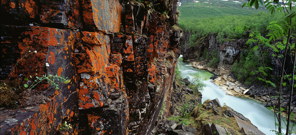 Canyon in Abisko national park, 1995