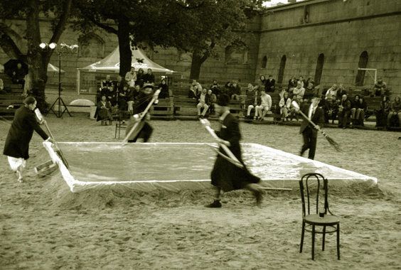 Wet wedding at St. Peterburg, 2004
