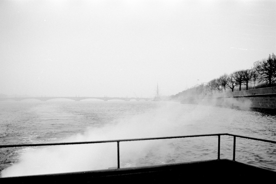On the Neva river, 2002